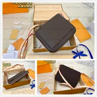 Luxurys Voyager Designers Messenger Bagモノグラム革のクロスボディクラシックショルダーバッグトートハンドバッグ財布