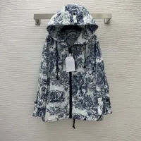 7 2022 Осенний бренд и тот же стиль пальто с капюшоном с длинным рукавом молния флора Prnt высококачественная модная женская одежда Weini