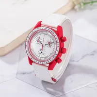 2022 New Bioceramic Quartz Chronograph Mens Womens Watch Mission To Mercury 42mm Black Nylon Luxury Watch James montre de luxe Limited Edition master wristwatches