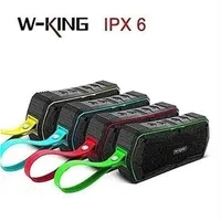 W-King Waterproof Bluetooth Speaker with phone charger Portable Wireless Outdoor Loudspeakers TF Card AUX in with 4000mAh Power Ba243J