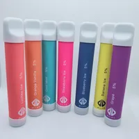 Disposable E cigarettes 10 Colors Puffs 1500 Vape Device 5.5mL Pre Filled Pods Cartridge Bars E-cigarette