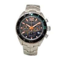 Mens designer F1 armbandsur orologio di lusso män tittar på Montre Japan Quartz Movement Chronograph Black Face Racer Watch266C
