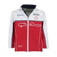 F1 Formula 1 Team 2021 Giacca maglione a maniche lunghe Sottili Felpa in pile sottile Spring e Autumn Jacket Team Uniform Racing Suit325W