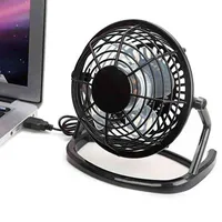 Sommermode Portable Desktop USB-Fan DC 5V Mini-Kühler-Fans 180-Grad drehbarer Lüfter für Computer-PC-Laptop-Notebook Y220418