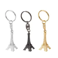 Stock Eiffel Tower Metal Key Chain Eiffel Tower Key Ring France Eiffel Tower Keychain 3 Couleur