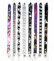 Straps & Charms Lot 30pcs/lot Cartoon skull sport neck Lanyard Cell Phone PDA Key ID Holder long strap for boy girl wholesale New