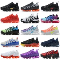 TN Plus Outdoor Shoes Men Black White Sunset Sunset Cherry All Red Cool Grey Neon Green Olive USA Dard Blue Fury Grape TNS Mens Womens Outdoor Trainers Sneakers 36-47