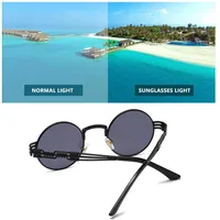 Sunglasses Polarized Lightweight Fashion Metal Frame Sun Protection Eyewear Accessories Special Beach FS99