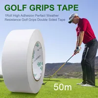 Crestgolf Double Sided Golf Grip Tape Clubs 설치 스트립 퍼터 2 "50m 1"50m 2 "0 2M 220609