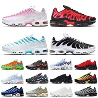 Fashion 2023 Mens Running Shoes TN PLUS Women Pink Fade Blue Fury University Red White Black Outdoor Trainers Sneakers Big Size 1 wanmin1211