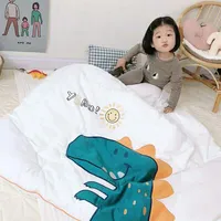 Battaniye Battaniye Alma Yumuşak Pamuk Bebek Çocuk Yaz Quilt246r