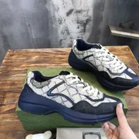 Rhyton Sneakers Designer أحذية الأحذية غير الرسمية الرجال للنساء المدربين خمر Dad Clunck Sneaker chaussures Rhytons Sport Runner Shoes Fashion Top Quality Size 35-46