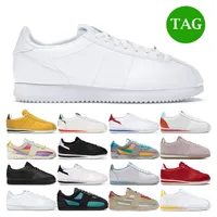 2022 Sapatos casuais de designer de cortez clássicos para homens gergelim gordez azul lemon geada preto branco Oregon Sports Sneakers Treinadores tamanho 36-44