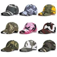 Camo Baseball Hats Dad Hat Camouflage Tactical Patch Army Cap Unisex Trucker Wide Brim Delm22