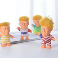 Ny 10 cm Presidential Vent Trump Model Toys Baby Toys Troll Doll Trick Toys DHL Delivery CC