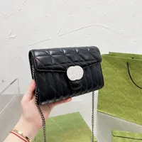 Marmont Matelasse Mini Designer Bags Luxe crossbody schoudertas lederen ketting portemonnee portemonnee vrouwen