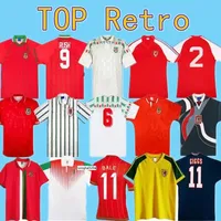 Wales Retro Soccer Jerseys 1976 1982 1990 1993 Gales 1992 1994 1995 1996 1998 Giggs Hughes Home Away Saunders Rush Boden Speed ​​Vintage