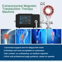 Pysio Pest Magneto Therapy Machine Pain Relief Magnetolith EMTT Fysiek extracorporale magnetische transductie Elektromagneto Fysiotherapie -instrument