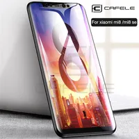 CAFELE Tempered Glass For Xiaomi mi8 9 se 10 pro 6 mix 2 2s 4D HD Clear Screen Protector for Redmi Note 9 8 7 k20 pro 9t pro197K