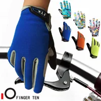 Cycling Gloves Boys Girls Kids Full Finger Bike Bicycle Breathable Glove Touchscreen Grip Outdoor 2-11 Year Drop