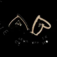 20 Design 18K Gold vergulde designer oorbuier oorbel kristallen geometrisch luxemerk Women Pearl Wedding Party Joodlry Accessoires ER0581-ER0600