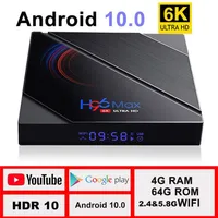 H96 MAX H616 Smart TV Box 16GB 32GB 64GB Media Player 6K Wifi Set TopBox Android 10.0268w255G