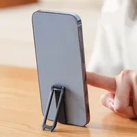 Universal Mini Folding Mobile Phone Holders ABS Invisible Portable Stand Bracket Desktop Phones Holder