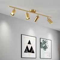 Nordic Ceiling Light Living Room Dining Room kids Home Spotlights Cloakroom Clothing Store Cafe Gold Track Lights LED Wall Mounted Flush Mount Lamp
