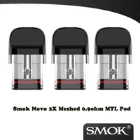 Оригинальный Smok Novo 2x Meshed 0,9 Ом MTL Pod 2 мл распылителя подходит для novo 2x/novo/novo 2/novo 3/novo 2s