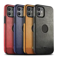 NOVO Business Leather Pattern Stitching Phone Soft Protecção completa Anti-Drop iPhone Case para 14 13Pro max /14 13Pro /13Mini /14Max Packaging de varejo