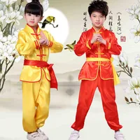 Ethnic Clothing Chinese Traditional Costume For Children Kids Wushu Suit Tai Chi Uniform Martial Arts Performance Exercise ClothesEthnic EtE