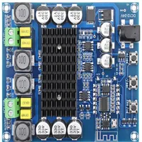 1pc Bluetooth 5.0 high power Stereo digital power amplifier board TPA3116D2 50WX2 AMP Amplificador Home Theater XH-A304309t