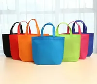 26cm * 33cm Tillverkare Custom-Made Off-the-Shelf Non-Woven Bag Carry Shopping Bag Blanks Sublimation Environmental Protection Bag kan skriva ut logotyp