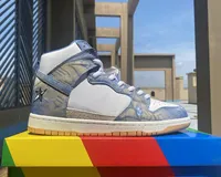 Mens Shoes Dunks High Royal Pulse Basketball Shoe Top Quality Sports Sneakers Color White white dark sulfur coconut milk royal pulse Size 36-47 Available