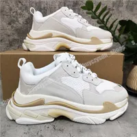 2022 Top Quality Paris Triple S Casual Shoes Mens Womens Black White Gym Red Grey Platform Lovers Trainer Sneakers 35-45