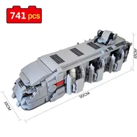 741pcs Star Series Wars Troop Transport Blocys Blocss Star Movie General Robot Action Bricks Assembly Toys for Children Gifts Q02811
