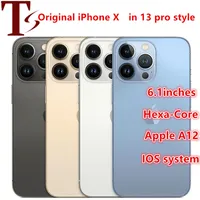 Apple Original iPhone X in 13 Pro -Stil iPhone entsperrt mit 13pro boxcamera Aussehen 3G RAM 64 GB 256 GB Rom Smartphone