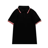 남성 스타일리스트 폴로 셔츠 고급 이탈리아 남성용 폴로 디자이너 의류 짧은 슬리브 패션 여름 티셔츠