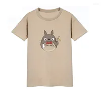 Herren T-Shirts Unisex Anime Tonari ohne Totoro Pure Cotton T-Shirt T-Shirt Tee Cartoon Cos atmungsaktiv