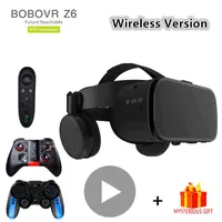 Bobo VR Bobovr Z6 3 D Casque Viar 3D Glasses Virtual Reality Headset Bluetooth Helmet Goggles Lenses Video for Phone Smartphone H220422