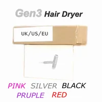 Génération électrique 3ème sèche-cheveux Professional Salon Outils Fanles Séchoirs de soufflage Chauffer Super vitesse US / UK / UE Plug