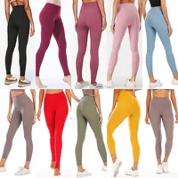 Yoga Kıyafet Kadın Taytları Kadın Tasarımcı Taytlar Pocket Egzersiz Kıyafetleri Leopar Seksi Dikişsiz Gym Pants Yüksek Bel Spor Giyim Elastik Fitness