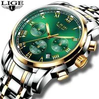 Orologi da uomo 2019 top top brand lussuoso cronografo verde di lusso maschio sport impermeabile tutto orologio in quarzo acciaio relogio maschilino c239c