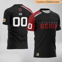 Men's T-Shirts E-sports Player Uniform Jersey Atlanta Reign Team T-shirt Custom ID Fans T Shirt Clothes Customized Tees For Men WoMenMen's