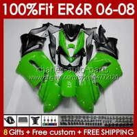OEM-Bodys-Kit für Kawasaki Green Stock Ninja 650R ER6 650 R ER 6 F 06-08 BODENT