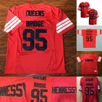 MIT Hommes Steenberge Prodigy 95 Hennessy Queens Bridge Jersey Football Billing 100% cousu Red Shipping rapide S-XXXL
