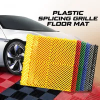 Alfombras de 1.8 cm Mats de piso de garaje Mujer de lavado de autos Multi functiones de plástico de plástico Camina de rejilla para gotas de alfombras