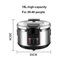 BEIJAMEI 10L 13L 16L 19L Intelligent Commercial Rice Cooker Machine Restaurant Electric Rice cooking Pot