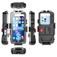 Nuevas casos de teléfonos de buceo profesionales iPhone 13 13Pro 13 Promax 12 12Pro 12Prox 11 11Pro Camina de cámara impermeable para iPhone Todos los modelos