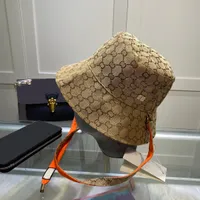 Lacet Up Sports Bucket Hat Unisexe Lettre complète Chapeaux de pêcheur Street Style extérieur Snapback Sun Caps Difku